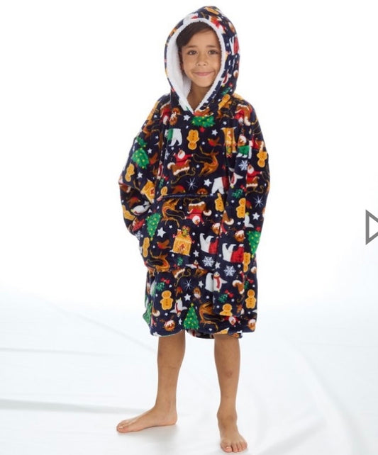 Children’s oversized Christmas hoodie