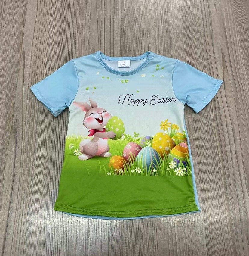 Happy Easter bunny and egg print children’s T-shirt