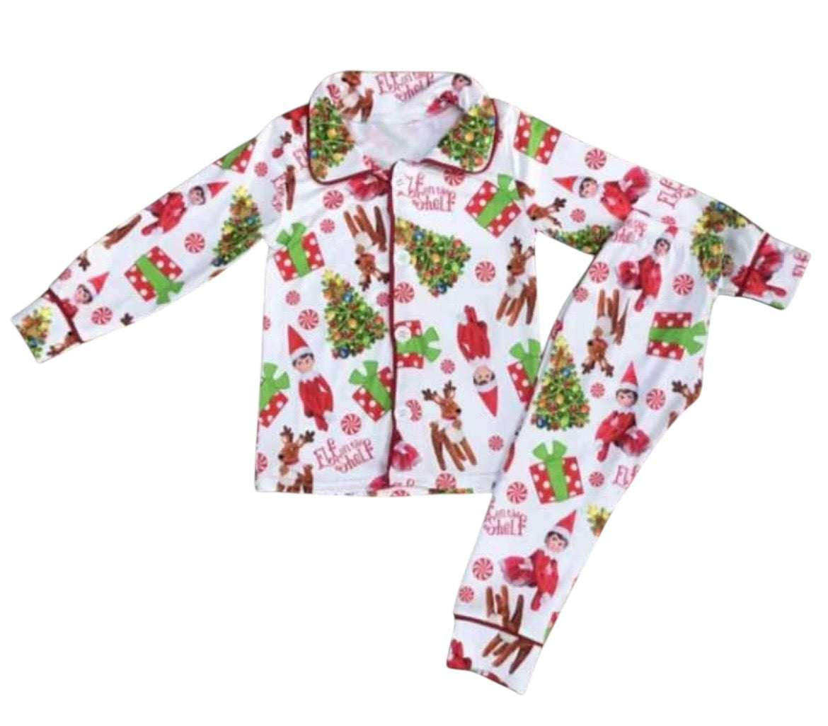 Boys Elf on the Shelf pyjamas