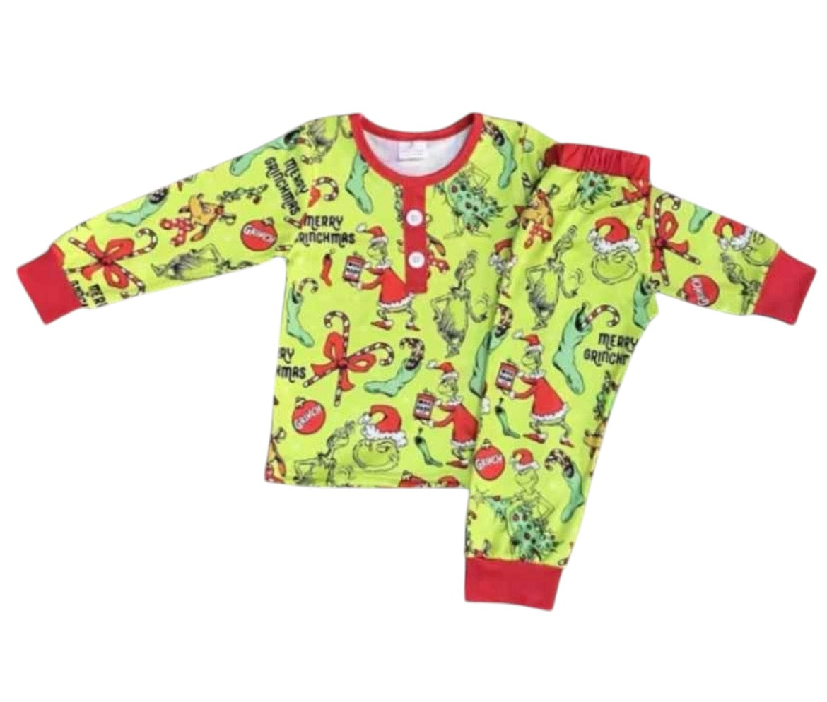 Boys Grinch pyjamas