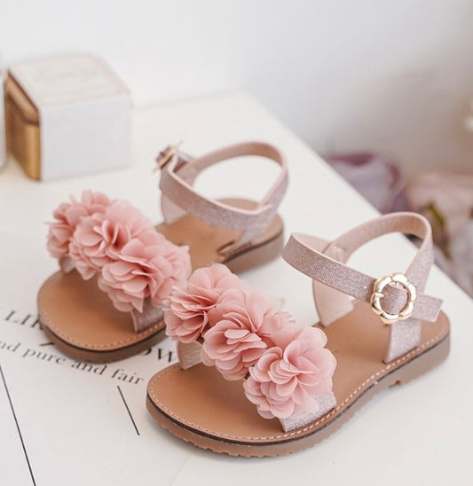 Girls floral sandals
